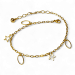 bratara picior aria placata aur 14k