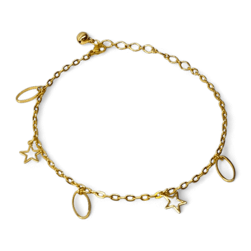 bratara picior aria placata aur 14k