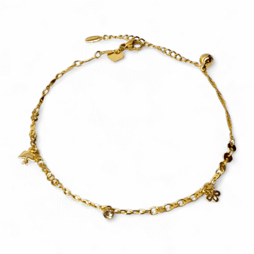 bratara picior freya placata aur 14k