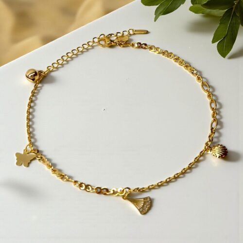 bratara picior sara placata aur 14k 1