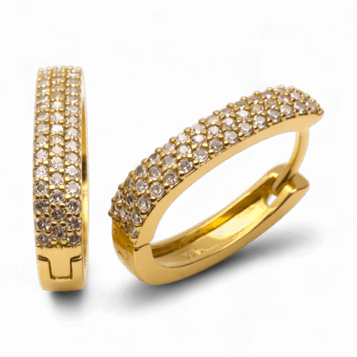 cercei adalia placati aur 18k