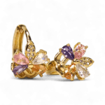 cercei adelina placati aur 14k
