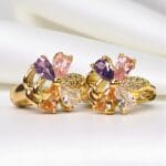 cercei adelina placati aur 14k