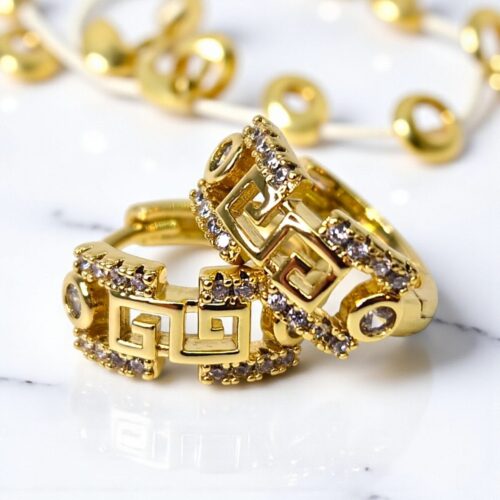 cercei aylin placati aur 14k 1