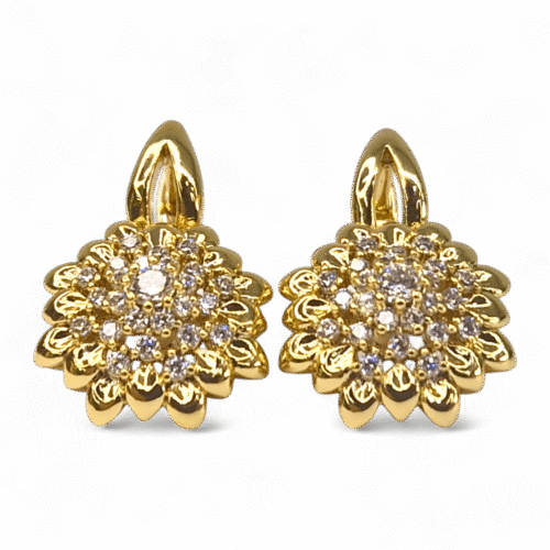 cercei lnola placati aur 18k