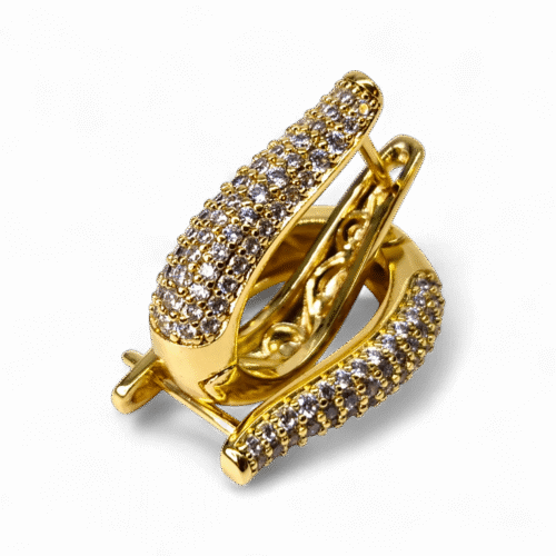 cercei placati aur 14k salma