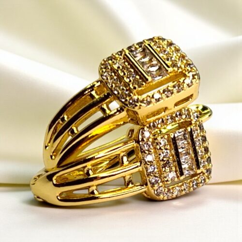 cercei placati aur 18k Denisa 1