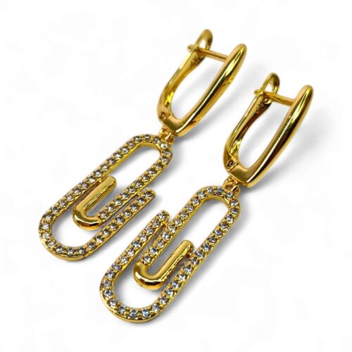 cercei placati aur 18k bela