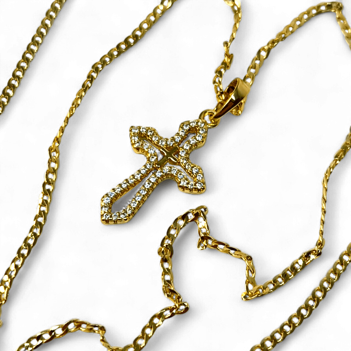 colier sfanta cruce placat aur 14k IH807 10 colier sfanta cruce placat aur 14k IH807 10