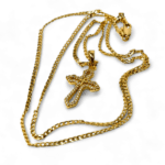 colier sfanta cruce placat aur 14k IH807