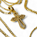 colier sfanta cruce placat aur 14k IH807