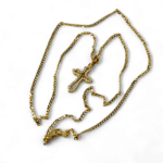 colier sfanta cruce placat aur 14k IH807