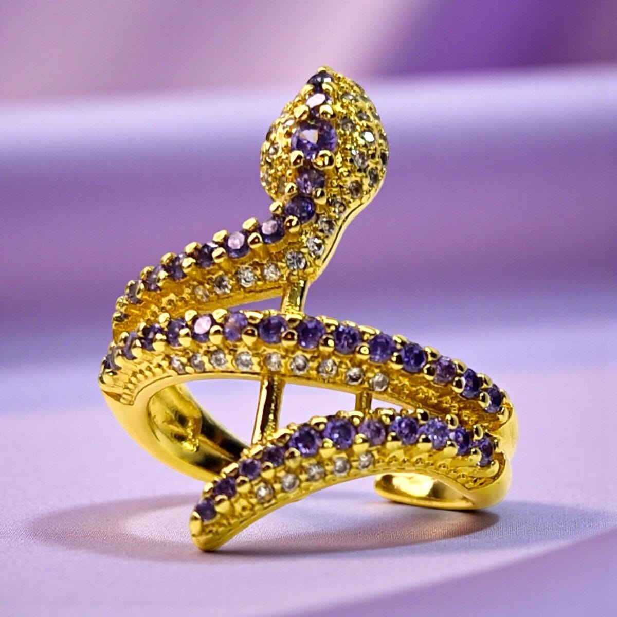 inel kaida blue placat aur 14k 3 inel kaida blue placat aur 14k 3