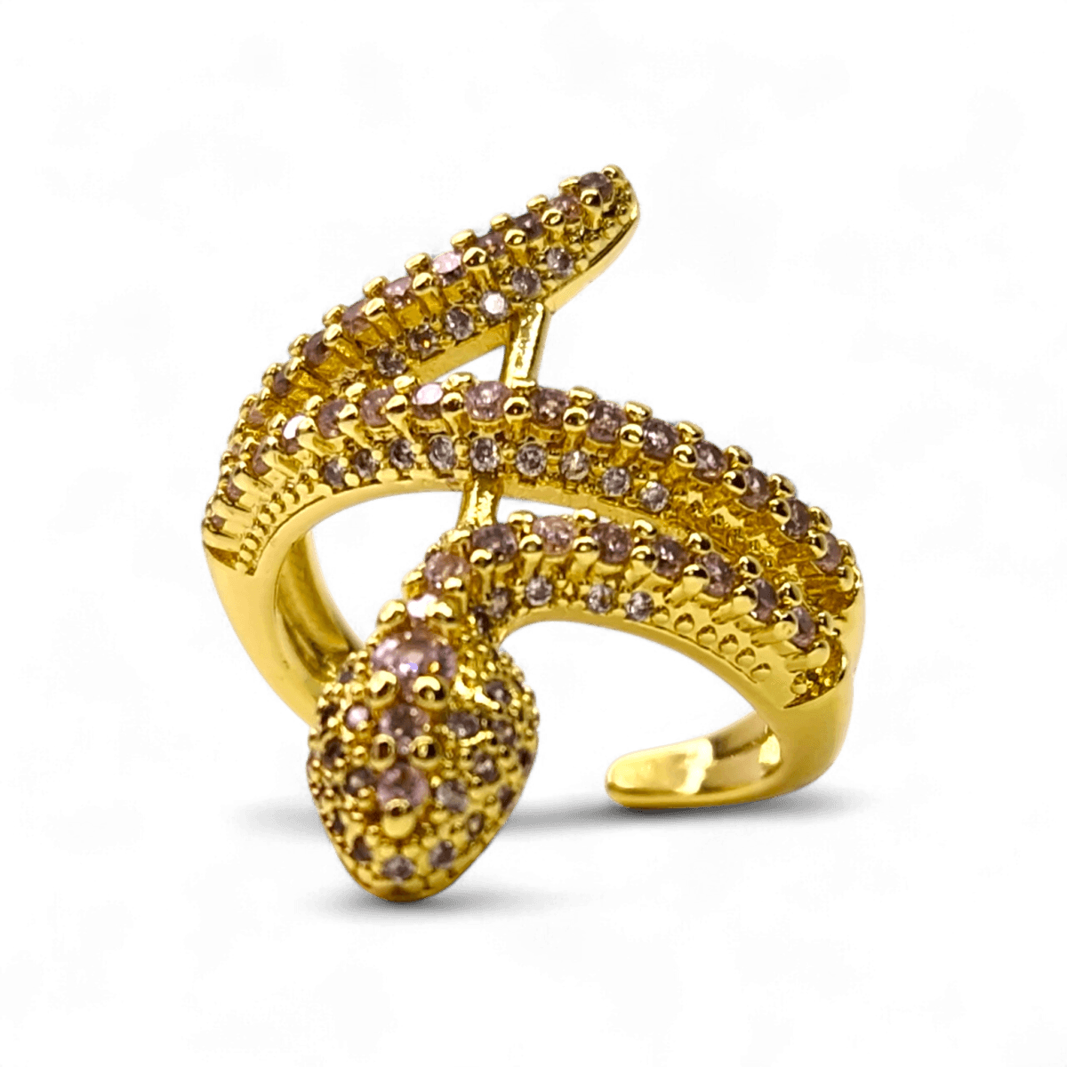 inel kaida pink placat aur 14k 4 inel kaida pink placat aur 14k 4