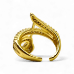 inel kaida pink placat aur 14k