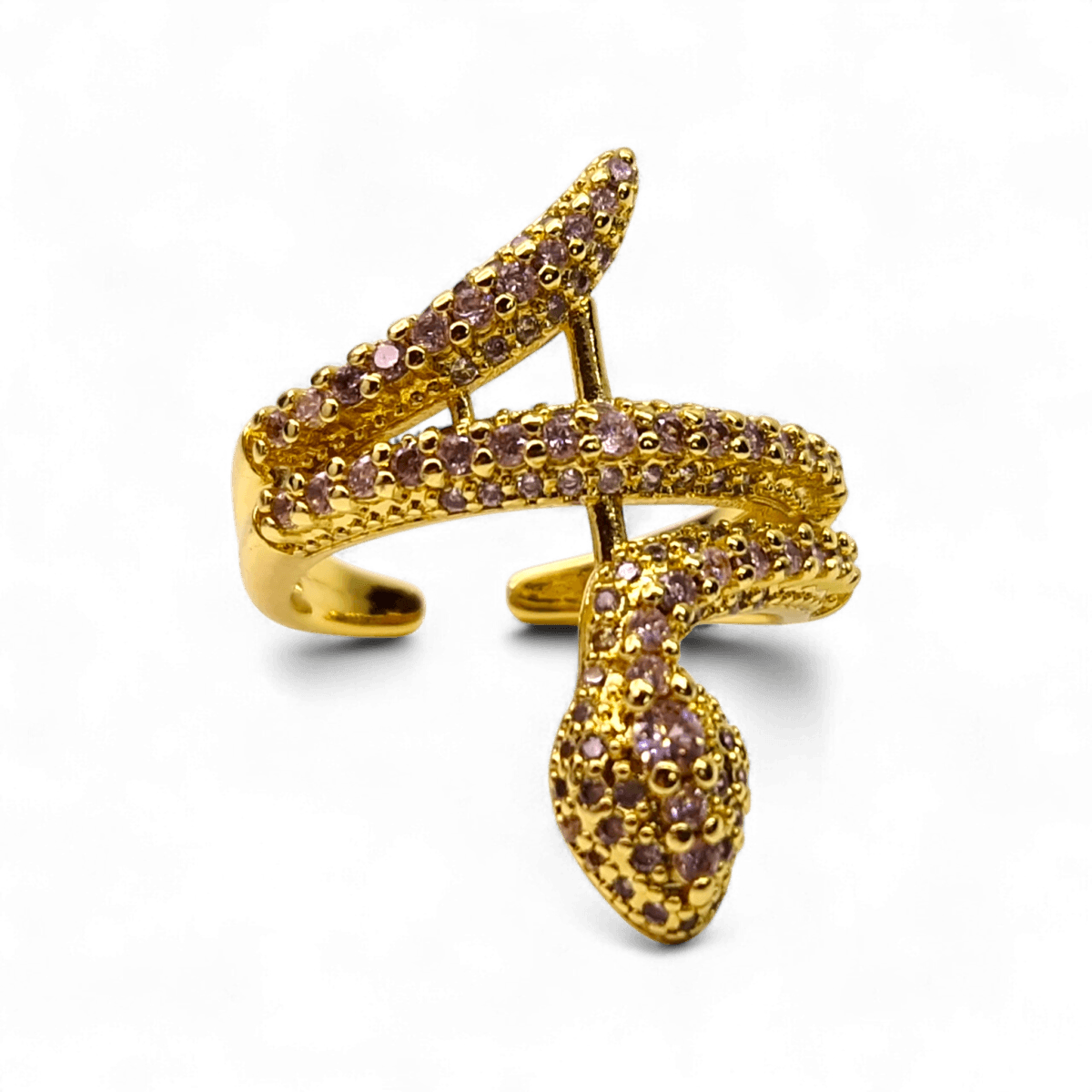 inel kaida pink placat aur 14k inel kaida pink placat aur 14k