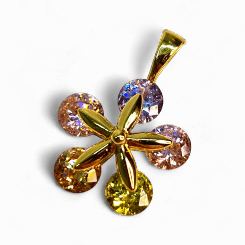 pandantiv placat aur 14k eliza 1