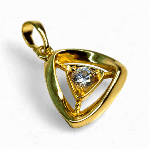 pandantiv placat aur 14k olivia