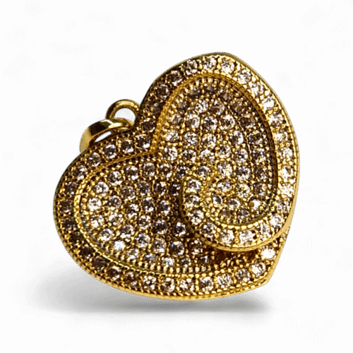 pandantiv placat aur 14k ramya