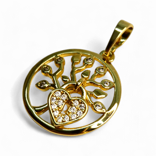 pandantiv placat aur 14k rebeca